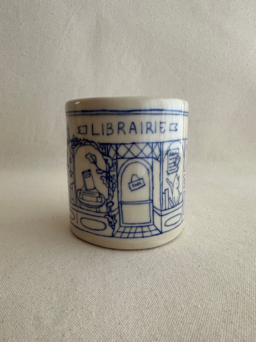Tasse à emporter "Librairie / Café"