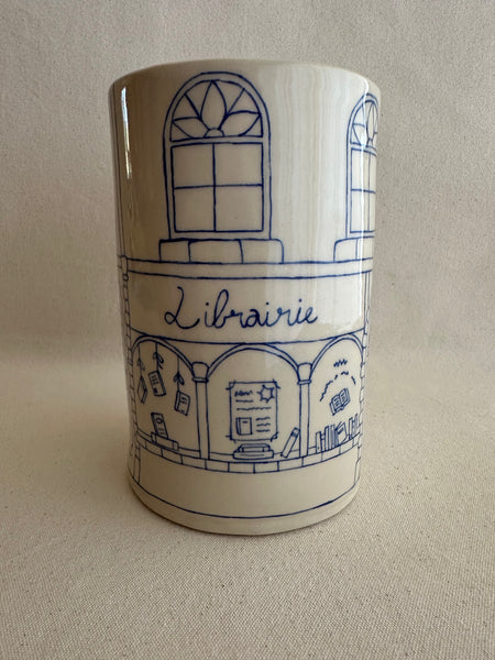 Vase "Librairie / Café"