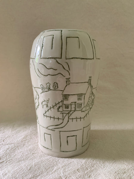 Vase "Un monde où prendre son temps"