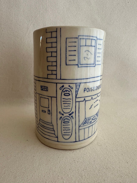 Vase "Poissonnerie / Dépanneur"
