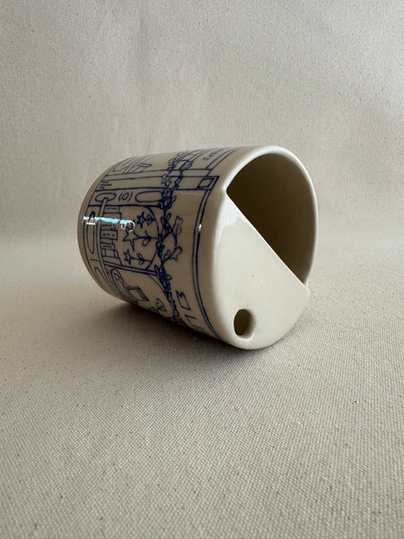 Tasse à emporter "Librairie / Café"