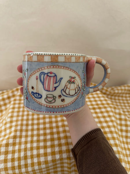 Tasse "Quand la nuit tombe... les souris prennent le thé"