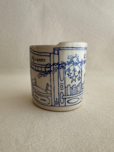 Tasse à emporter "Librairie / Café"