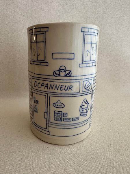 Vase "Poissonnerie / Dépanneur"