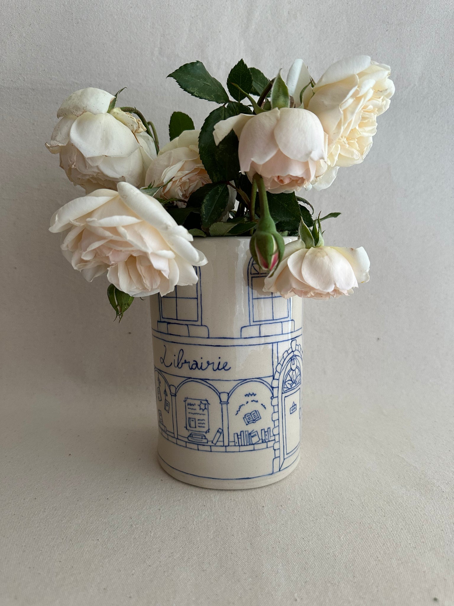 Vase "Librairie / Café"