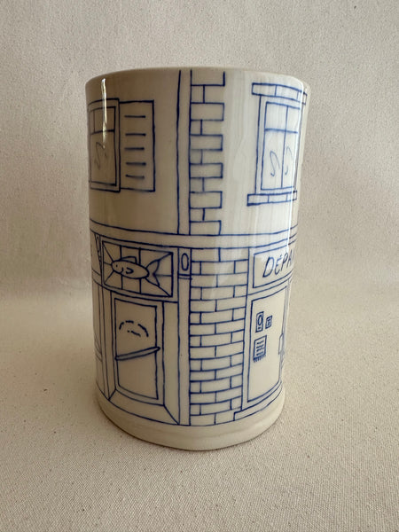 Vase "Poissonnerie / Dépanneur"