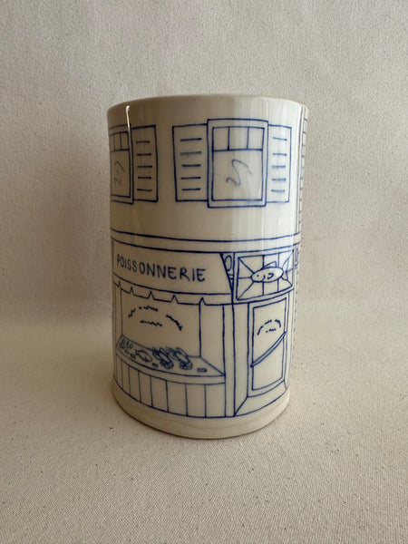 Vase "Poissonnerie / Dépanneur"