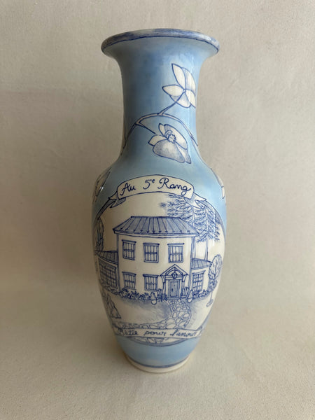 Vase personnalisé "Bâtie pour l'amour"