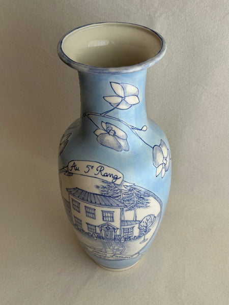 Vase personnalisé "Bâtie pour l'amour"