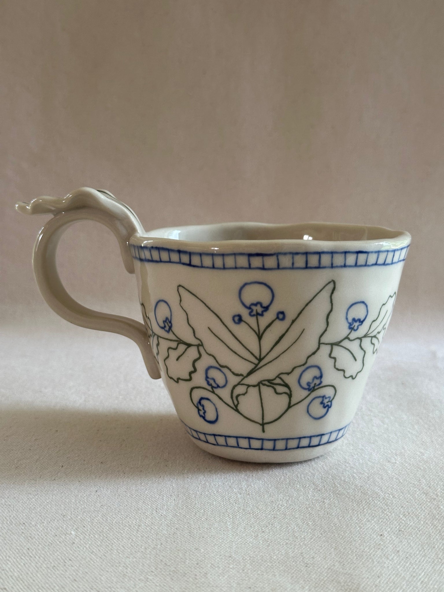 Tasse "Bleuets"