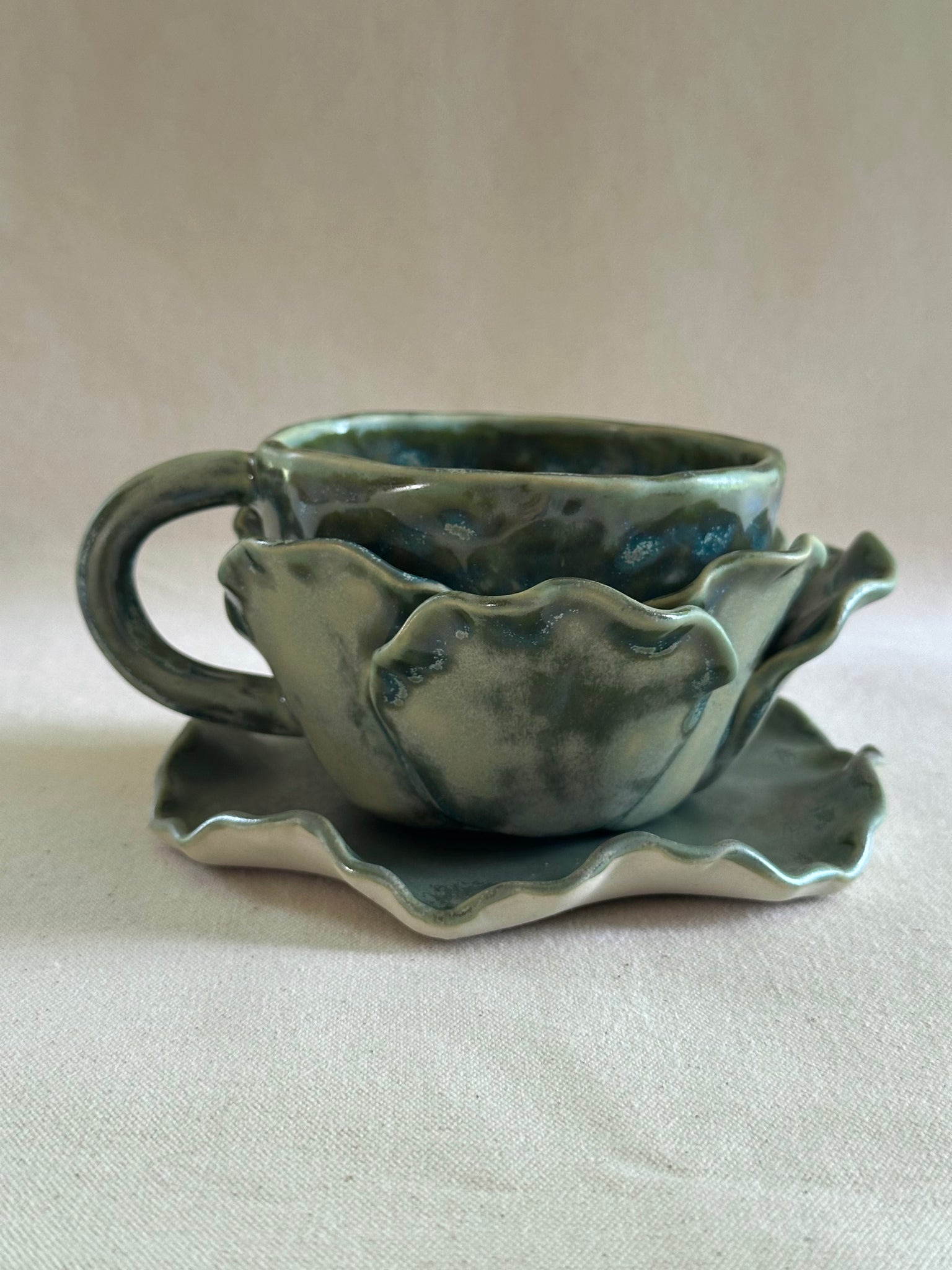 Tasse à thé "Laitue"