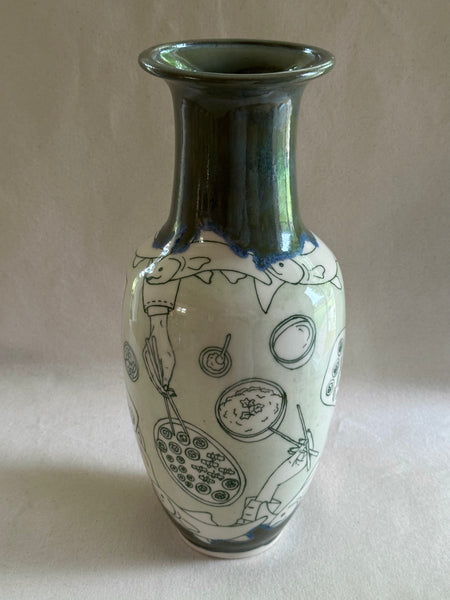 Vase "Le festin de sushis"
