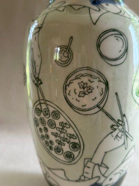 Vase "Le festin de sushis"