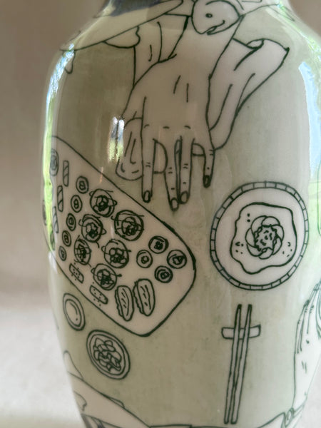 Vase "Le festin de sushis"