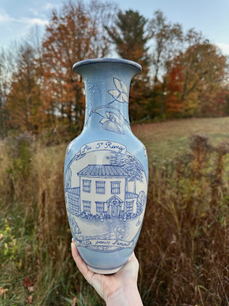 Vase personnalisé "Bâtie pour l'amour"