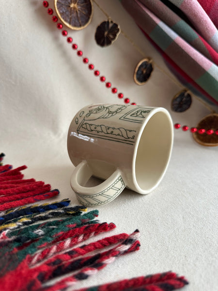 Tasse "Guirlandes, boucles et autres ornements"