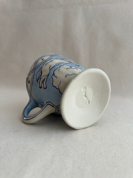 Tasse avec pied Blaireau