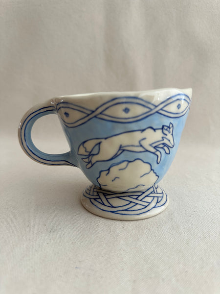 Tasse avec pied Renard