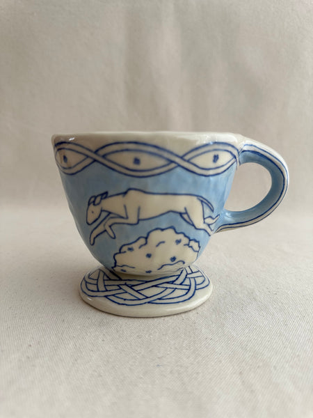 Tasse avec pied Chien