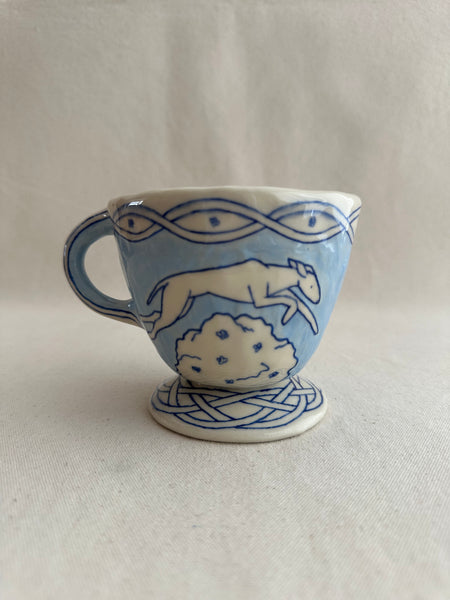 Tasse avec pied Chien