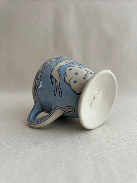 Tasse avec pied Chien