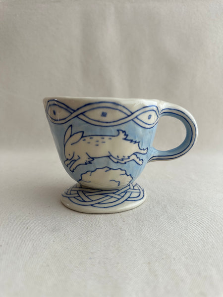 Tasse avec pied Lapin