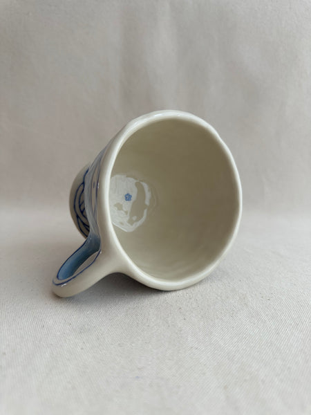 Tasse avec pied Cheval