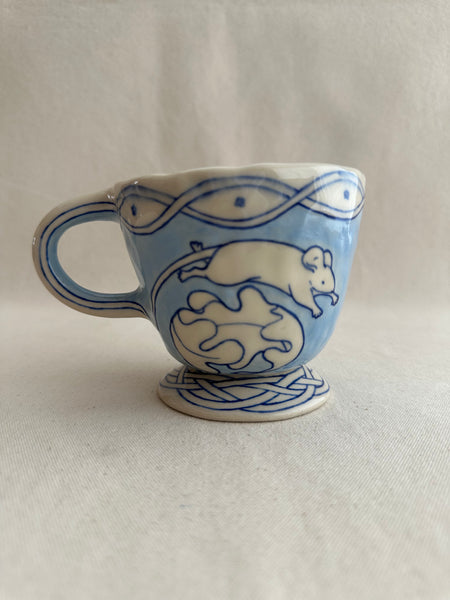 Tasse avec pied Souris