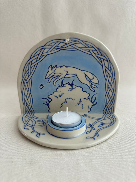 Bougeoir mural Renard