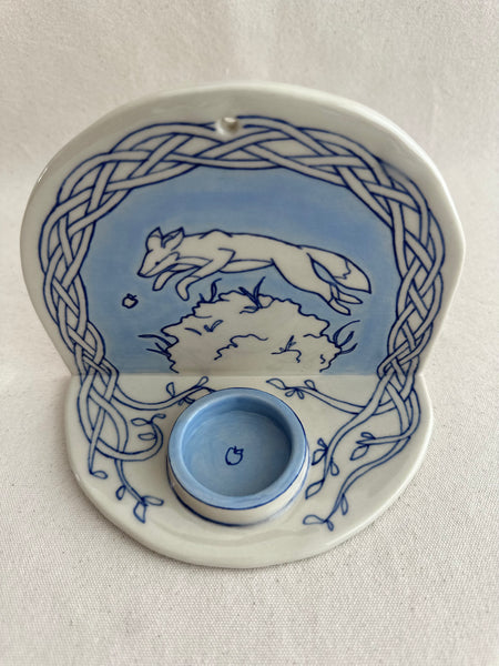 Bougeoir mural Renard