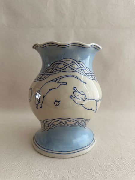 Vase Une souris bleue