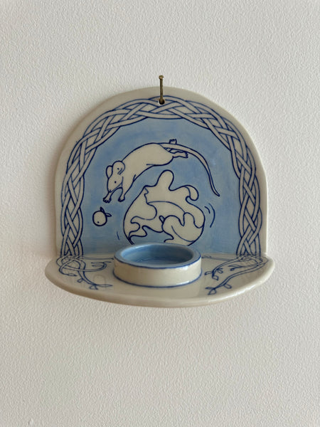 Bougeoir mural Souris