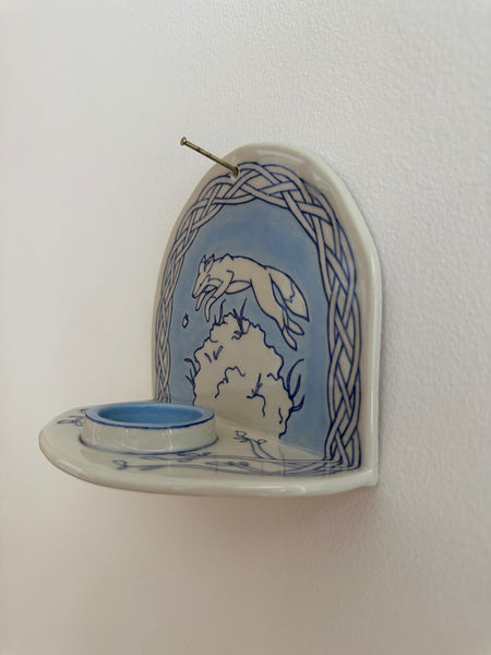 Bougeoir mural Renard