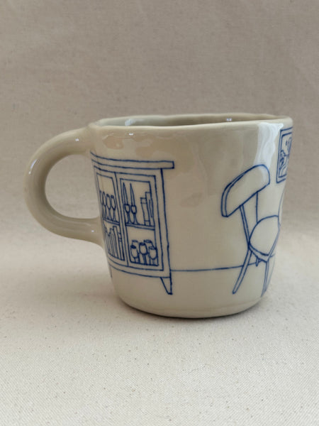 Grande tasse "Le tableau d'un voilier"