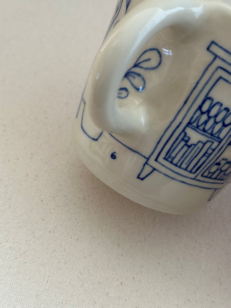 Grande tasse "Le tableau d'un voilier"