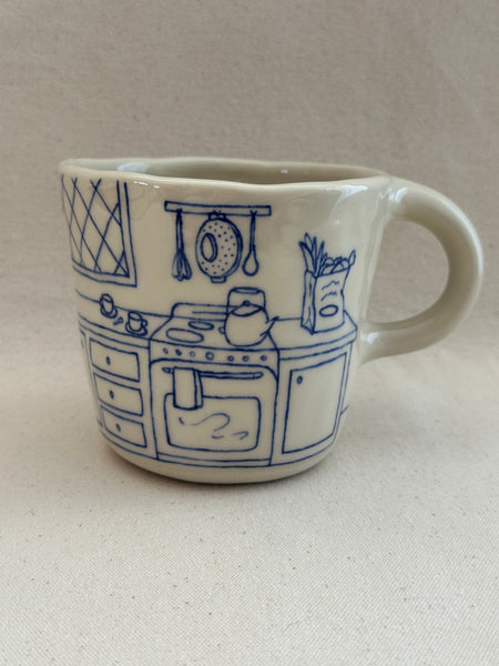 Grande tasse "Les courses"
