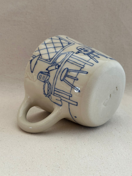 Grande tasse "Les courses"
