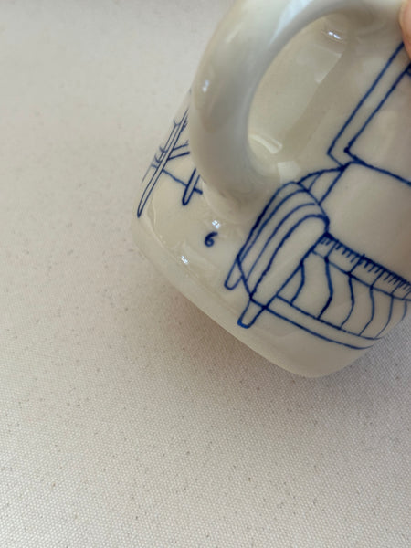 Tasse "La bibliothèque"