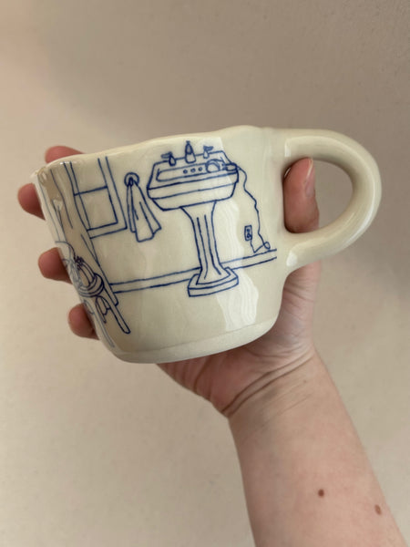 Tasse inédite "Le gâteau pour le bain"