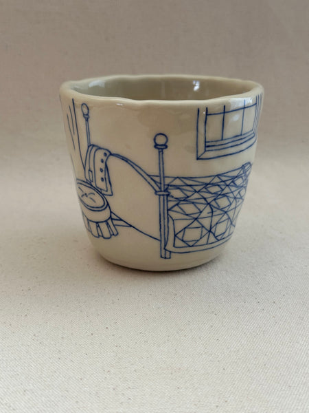 Tasse inédite "Je t'ai rapporté une marguerite"