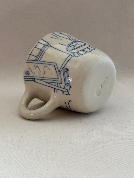 Tasse inédite "Je t'ai rapporté une marguerite"