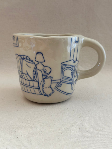 Grande tasse inédite "L'amas d'outils à cheveux"