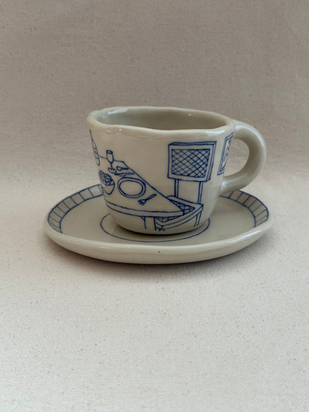 Tasse à thé "Le bouquet"