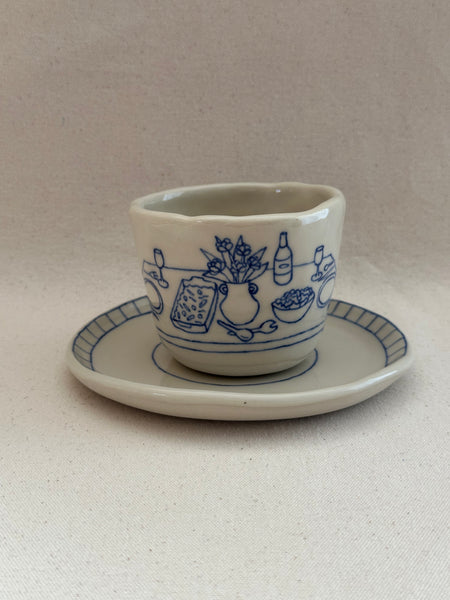 Tasse à thé "Le bouquet"