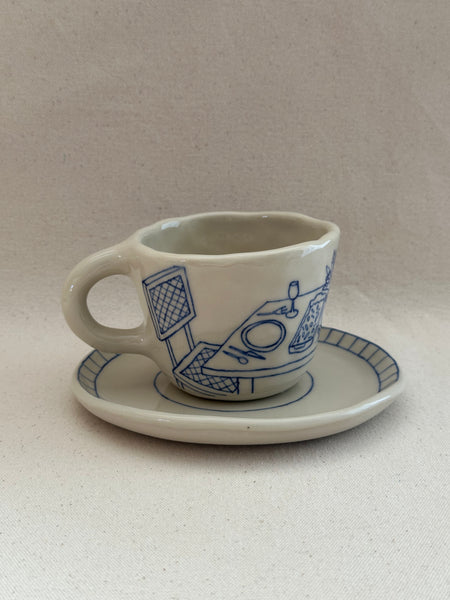 Tasse à thé "Le bouquet"
