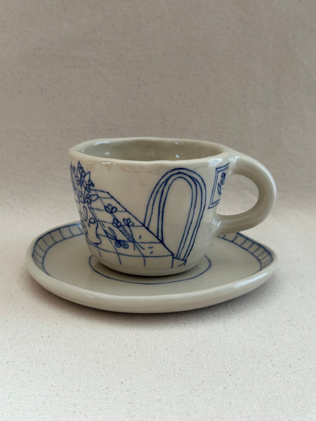 Tasse à thé "Le gâteau"