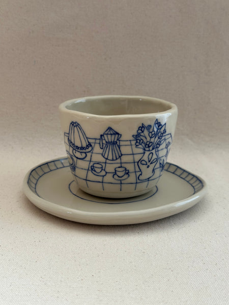 Tasse à thé "Le gâteau"