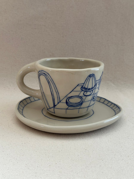 Tasse à thé "Le gâteau"