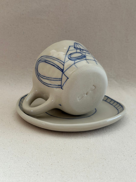 Tasse à thé "Le gâteau"