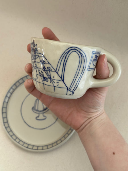 Tasse à thé "Le gâteau"